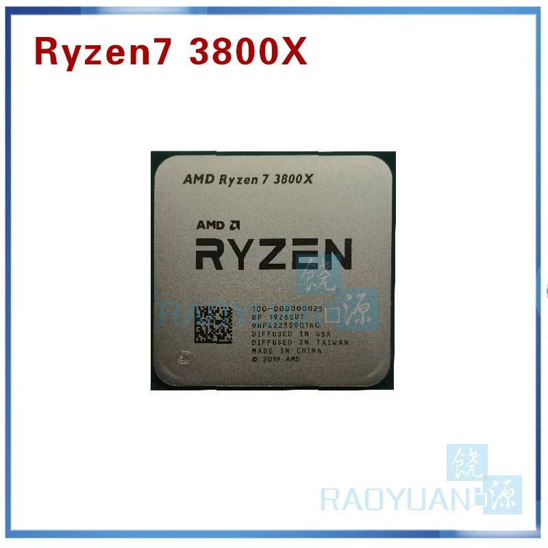 Процессор AMD Ryzen 7 3800X R7 3 9 ГГц восемь ядер 16 ниточный процессор 7NM L3 = 32M 100 000000025 сокет