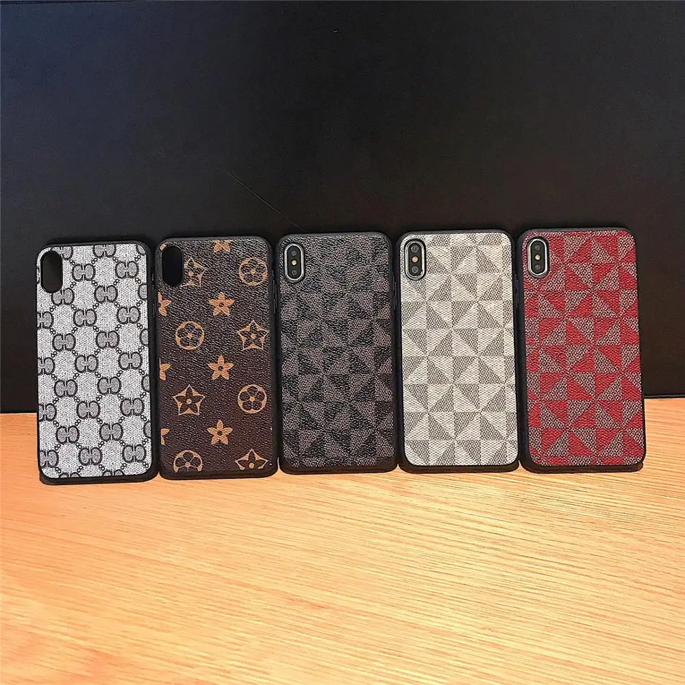 

The New Simple Retro Anti-fall old flower Five colors For iphone 6 6S 7 7plus 8 8Plus iphone X XR MAX Case Cover Phone Case