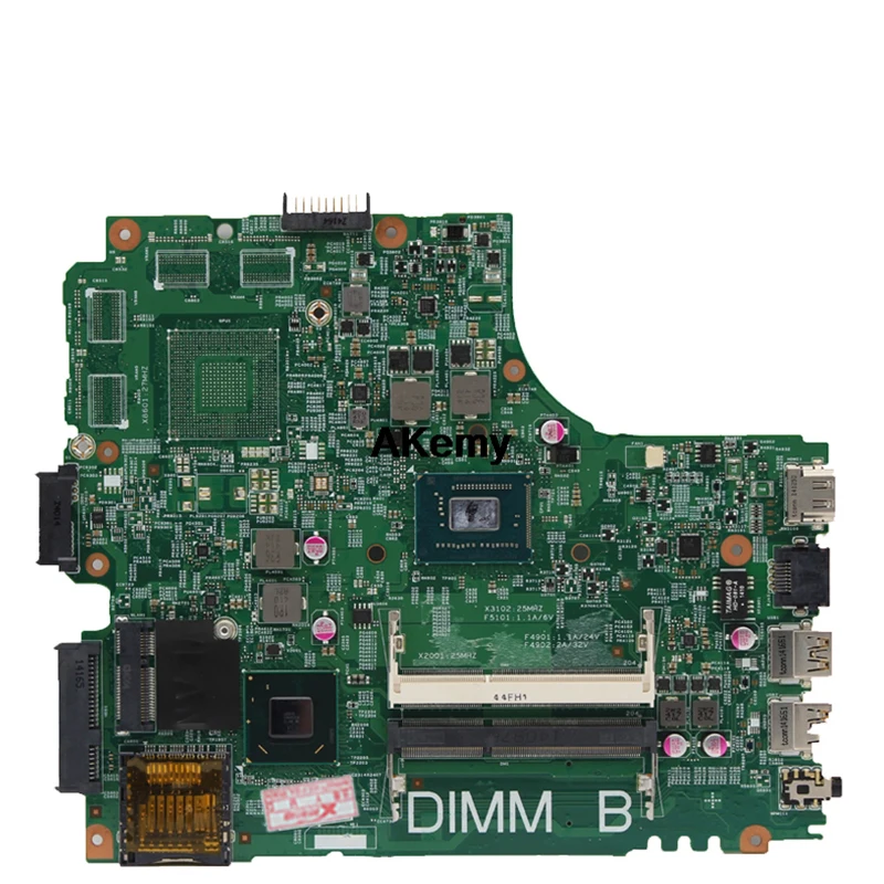 12204-1 For Dell INSPIRON 2421 3421 5421 laptop motherboard CN-07GDDC 12204-1 com Dual-core CPU orginal Teste motherboard