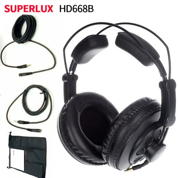 

Superlux HD668B Professional Monitor Semi-open Studio Standard Dynamic Headset Monitoring For Music