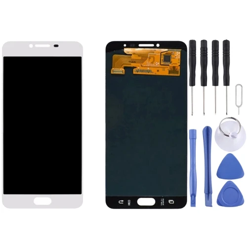 

Original LCD Display + Touch Panel for Galaxy C7 / C7000(White)