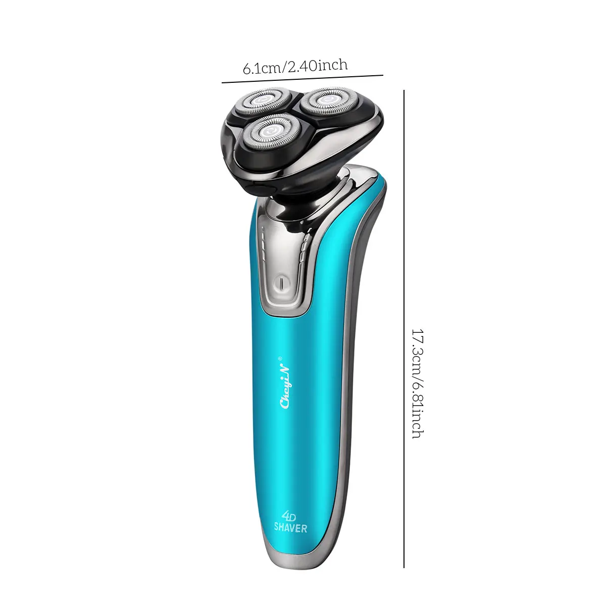 Электрическая 4D плавающая бритва перезаряжаемая бритва с USB тройными вращающимися лезвиями триммер для бороды для бритья Machiene для мужчин уход за лицом