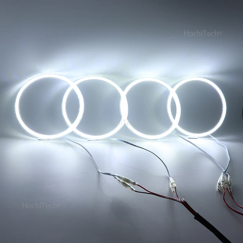Для Lada ваз 2106 1976 1997 1998 1999 2000 2001 супер яркий белого цвета 3528 SMD комплект светодиодов «глаза ангела» дневные ходовые огни светильник дневные ходовые огни