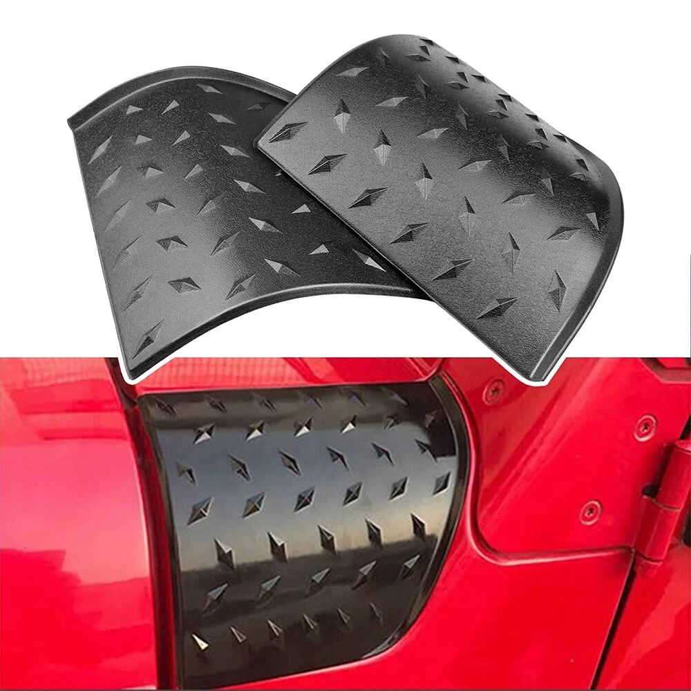 Jeep Wrangler TJ Corner Guards - 1997-2006 ABS Body Armor Cowling Covers (Black)