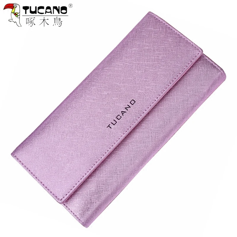 

TUCAND quality product High capacity Multi-function tri-fold wallet