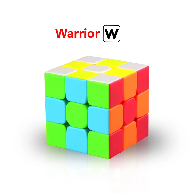 10 шт./лот Qiyi Warrior W 3x3x3 мини магический куб профессиональный 3x3 скоростные кубики