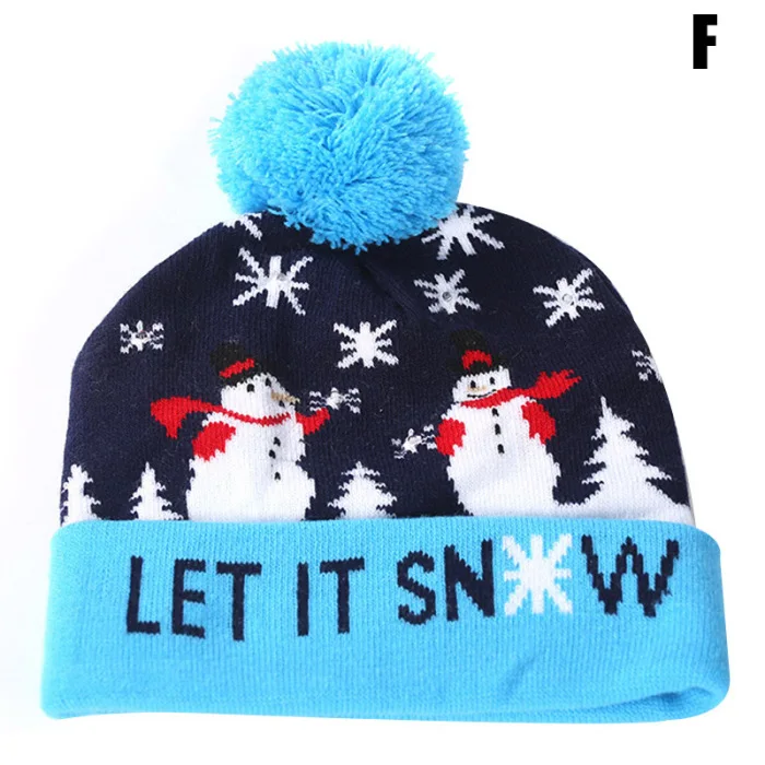 Рождественская женская вязаная шапка, зимняя теплая шапочка, шапка с шариком для девушек, для улицы BB55