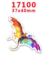 PR-17100 Принадлежности для рукоделия с изображением героев мультфильмов плоские с обратной стороны плоские смолы 30 штук. PR-14062-22256 - Цвет: PR-17100