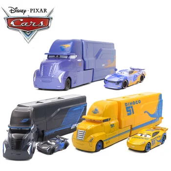 

Disney Pixar Cars 2 3 Toys 1:55 Diecast Lightning McQueen Jackson Storm Mack Uncle Truck ABS Model Car Toy No19 Christmas Gifts
