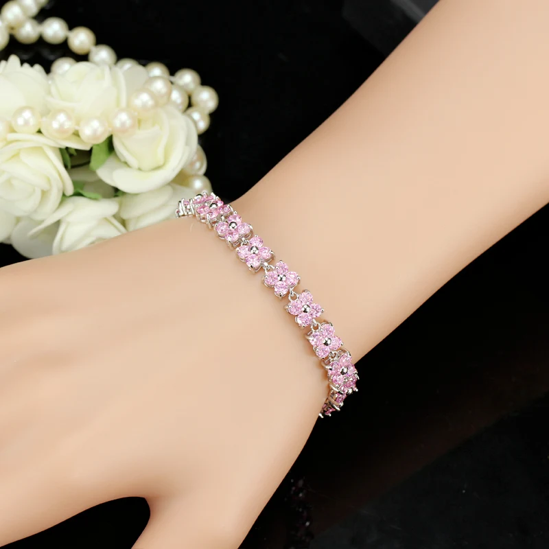 pink bracelet