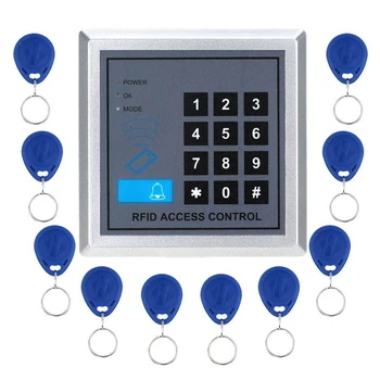 

Security RFID Proximity Entry Door Lock Access Control System 10 Keys