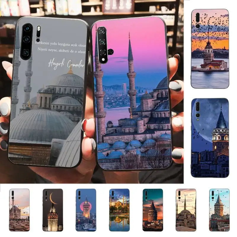 Чехол для телефона RuiCaiCa с турецким стамбольским пейзажем Huawei P 8 9 10 20 30 40 lite pro psmart |
