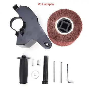 

Angle Grinder Attachment Burnishing Wheel Handle Angle Grinder Burnishing Polishing Machine Set Metal Steel Wood Sander
