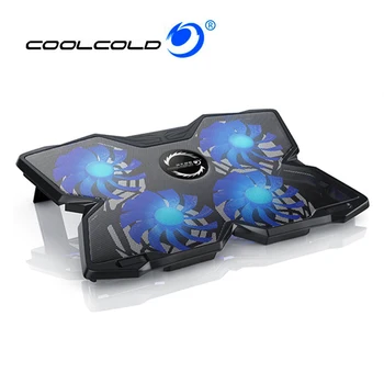 

Laptop Cooler Laptop Cooling Pad Notebook Gaming Cooler Stand with Four Fan and 2 USB Ports for 12-17inch Laptop