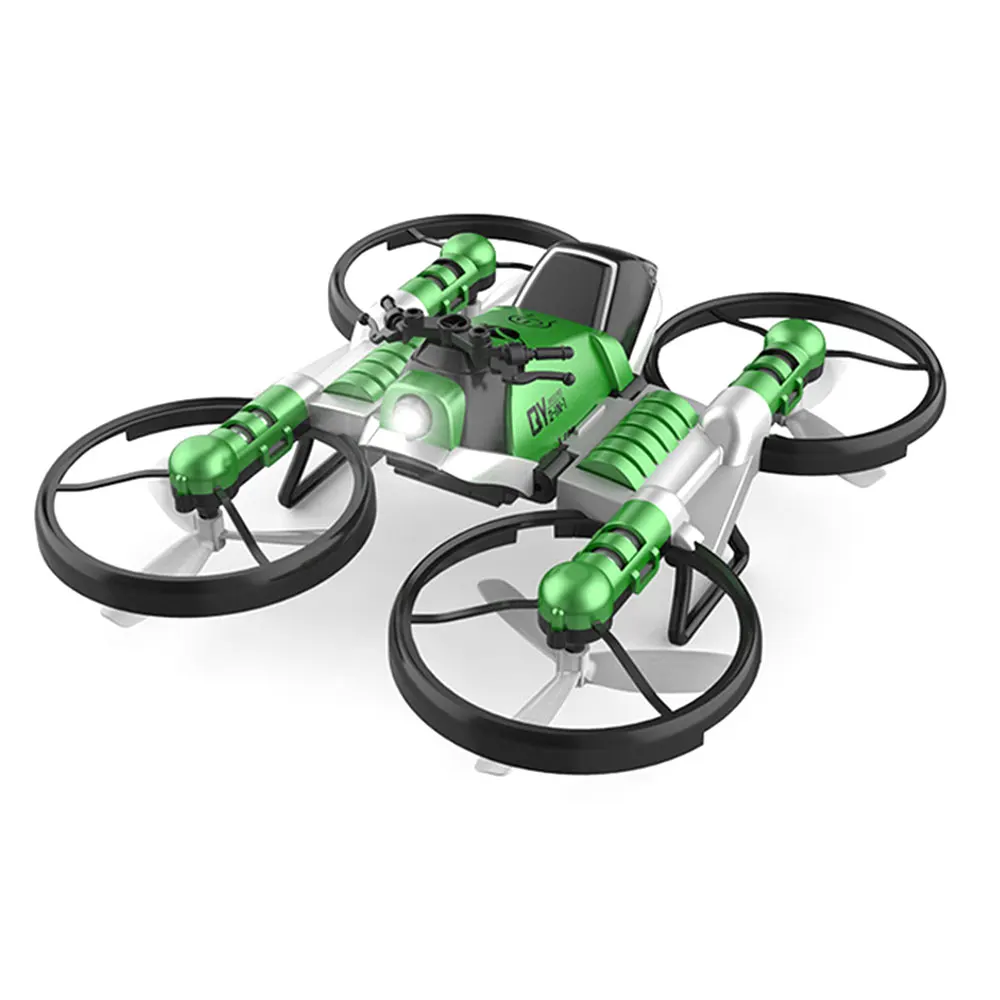 Wifi FPV RC Дрон мотоцикл 2 в 1 складной вертолет камера 0.3mp высота удержания RC Квадрокоптер мотоцикл Дрон 15,1x17,1x6,6 см