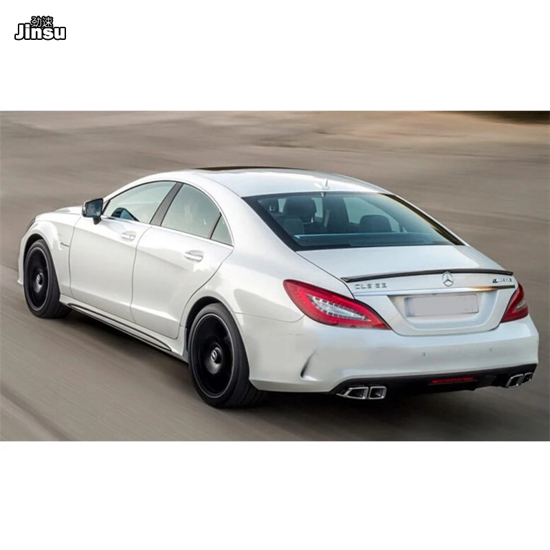 Спойлер для багажника AMG из ПУ кожи benz cls class cls300 400 cls350 cls500 2012 2017 W218 cls63|Спойлеры и