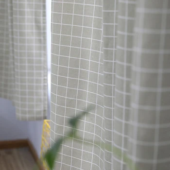 

Lychee Plaid Printed Window Blackout Curtains Shade Curtains for Living Room Bedroom Window Curtain Drape
