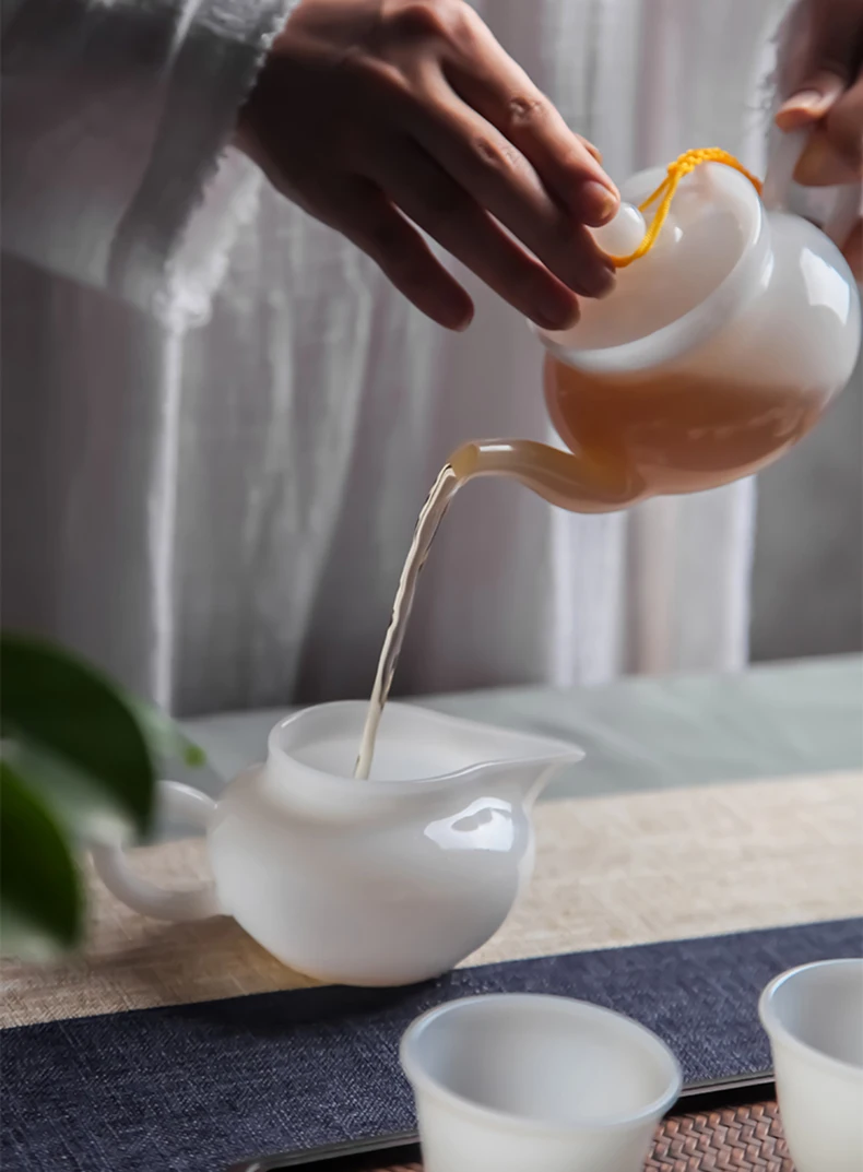 Керамический Чайник из нефрита и фарфора Xishi pot 270 мл кунг-фу чайная посуда держатель фильтр Чайники заварочные чайные принадлежности для воды Контейнер украшения
