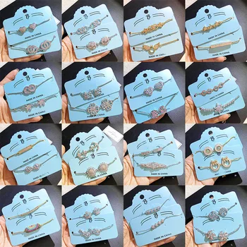 

30 Pcs/lot simple fashion women zircon bracelet luxury alloy bracelet women jewelry wholesale 1031-104