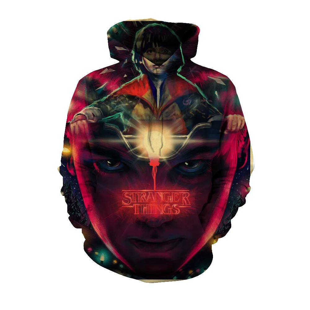 Stranger Things 5 Mr. Q хлопковые Толстовки и свитшоты странные вещи мода Hoddie ривердейл л Пип мужские повседневные свободные куртки 39 S толстовки - Цвет: Stranger Things 5