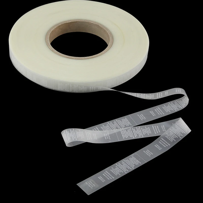 High Quality Transparent TPU Labels Pvc Silicone Garment Womens Swimsuit Underwear Bra Washing MQQ 200Pcs