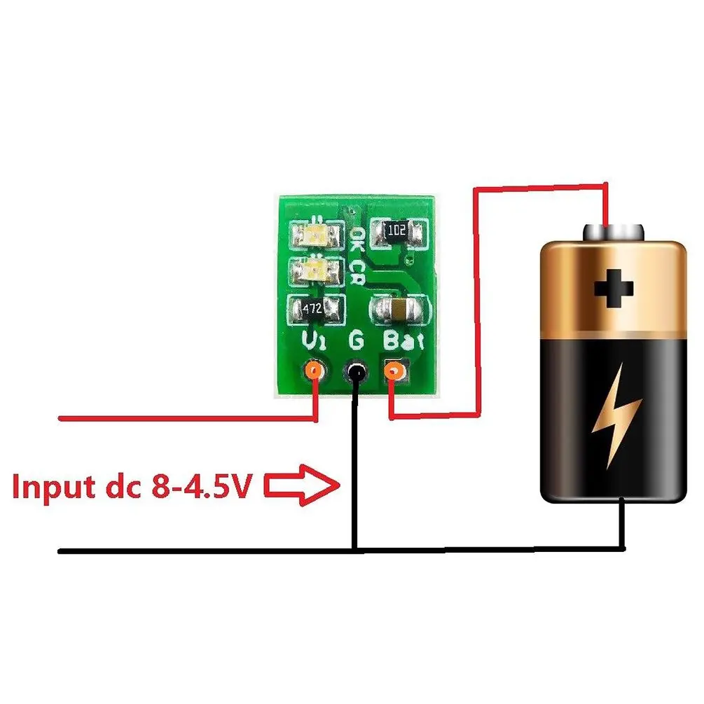 DD08CRMB DC 5V 1A мини портативный литий-ионный аккумулятор зарядное устройство плата модуль для 18650 батареи Солнечная зарядная плата