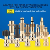 Adapter For High Pressure Washer Machine Quick Connector 1/4" to Spray Gun Wand Lance Adapter 1/4" Quick Plug For Karcher 2