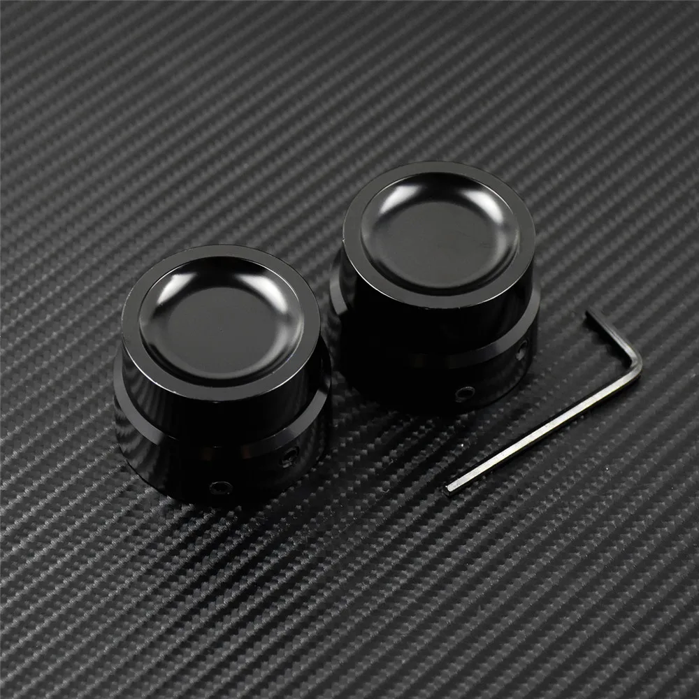 Motorcycle 29mm Front Axle Nut Cover Cap Bolt For Harley