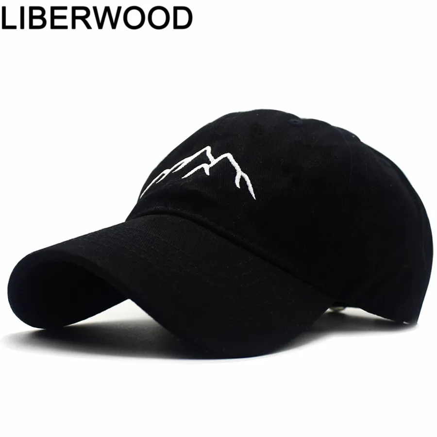 Бейсболка LIBERWOOD Мужская/Женская хлопковая Кепка с вышивкой для путешествий