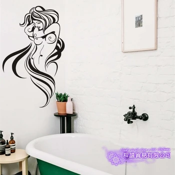 

Naked Body Wall Sticker Bathroom Room Home Decoration Posters Vinyl Sticker Sexy Girl Wall Decal