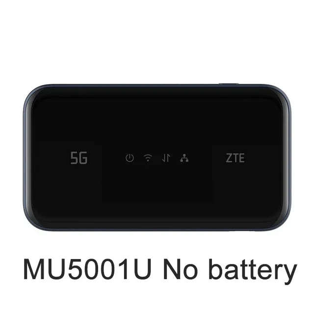 wifi router ZTE MU5001U 5g router with SIM card Mobile Hotspot Sub6 5G Networks Gigabit speed MU5001 2.4 Inch touch screen 4500mAh batter broadband signal booster Wireless Routers