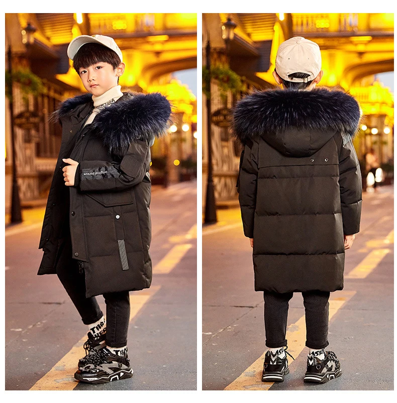 Г. nueva ropa de invierno para nignos nigno de algodón acolchado chaqueta catida en el Bebe grande abrigo