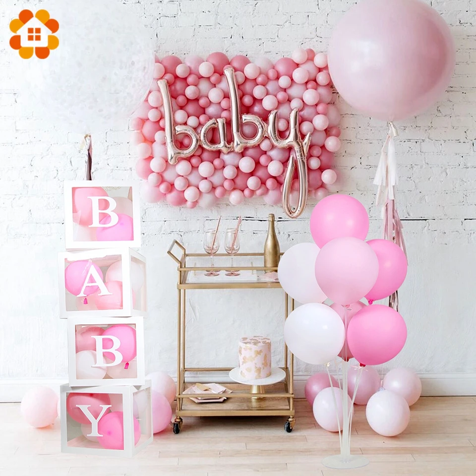 1set Baby Shower Gadis Balon Berdiri Ini Adalah Gadis Merah Muda Balon Udara Kotak Seks Mengungkapkan Anak Anak Selamat Ulang Tahun Pesta Hadiah Supplies Partai Dekorasi Diy Aliexpress