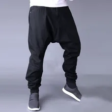 MoneRffi мужские спортивные и свободные брюки низкого класса эластичные брюки сплошной цвет брюки повседневные низкие брюки однотонные брюки