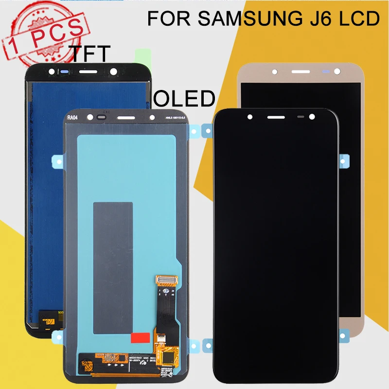 Catteny рекламный J600 дисплей для Samsung Galaxy J6 Lcd J600F Сенсорная панель стеклянный экран