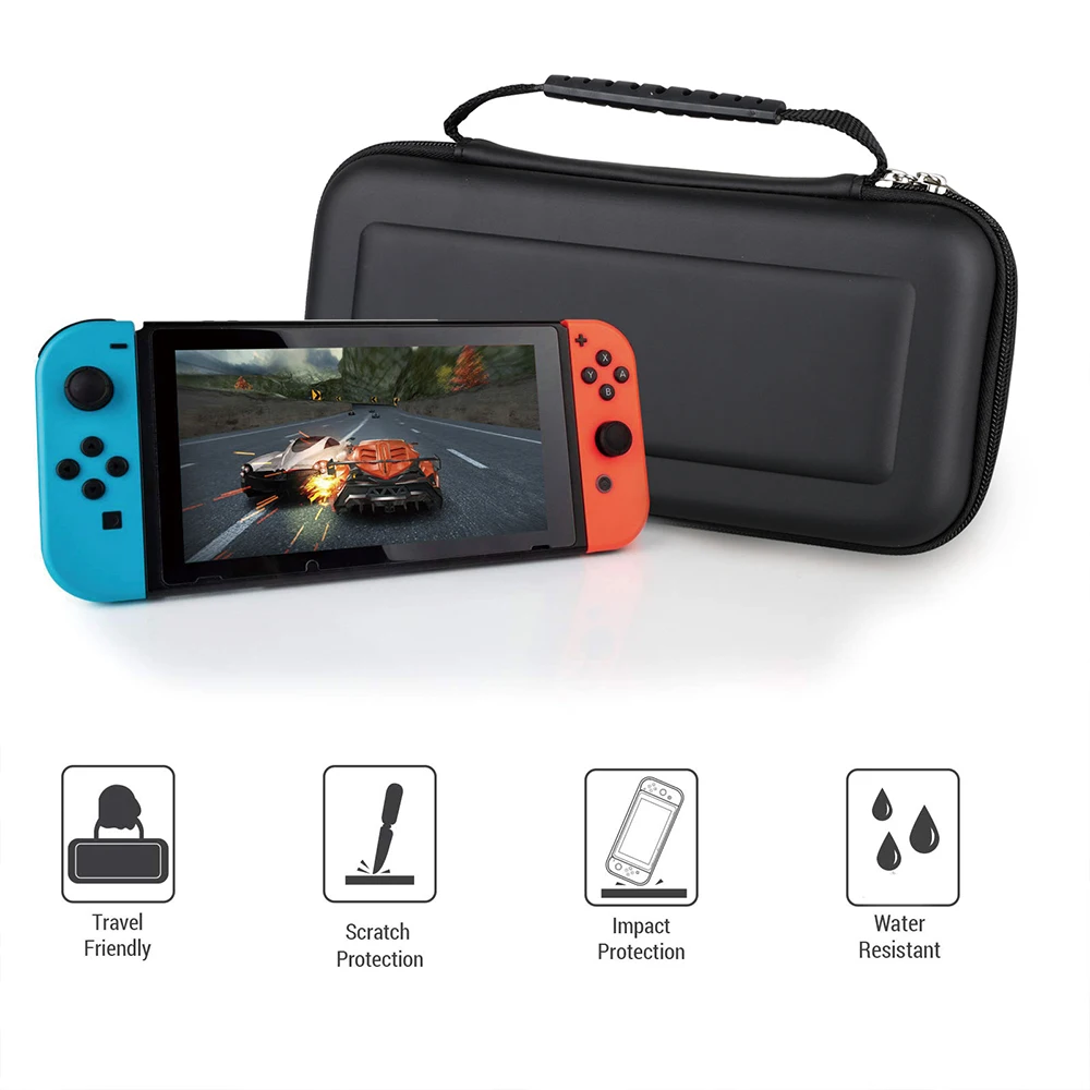 Защитная сумка для хранения Nintendo Switch переносной водонепроницаемый жесткий