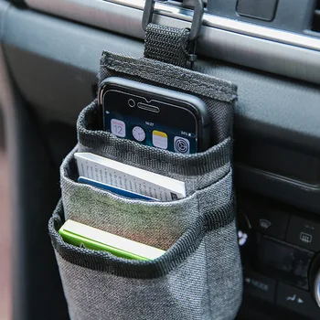 

Car Storage Bag Organizer Box Air Vent Storage Pocket Mobile Phone Pouch Organizer Stowing Tidying Car Accessories Interior