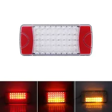 

1pcs 40 LED Truck Truck Trailer Tank Truck Rear Taillight Red Shell Truck Rear Tail Light