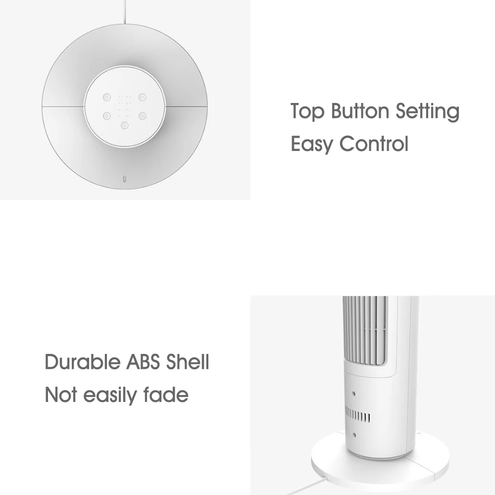 Xiaomi Mijia Bladeless Tower Fan Bpts01dm Dc Frequency Conversion Summer  Cooling Air Conditioner Cooler App Control - Fans - AliExpress