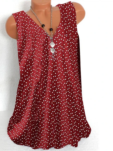 Fashion plus size women's V-neck T-shirt casual plus size loose ladies T-shirt tops women Burgundy