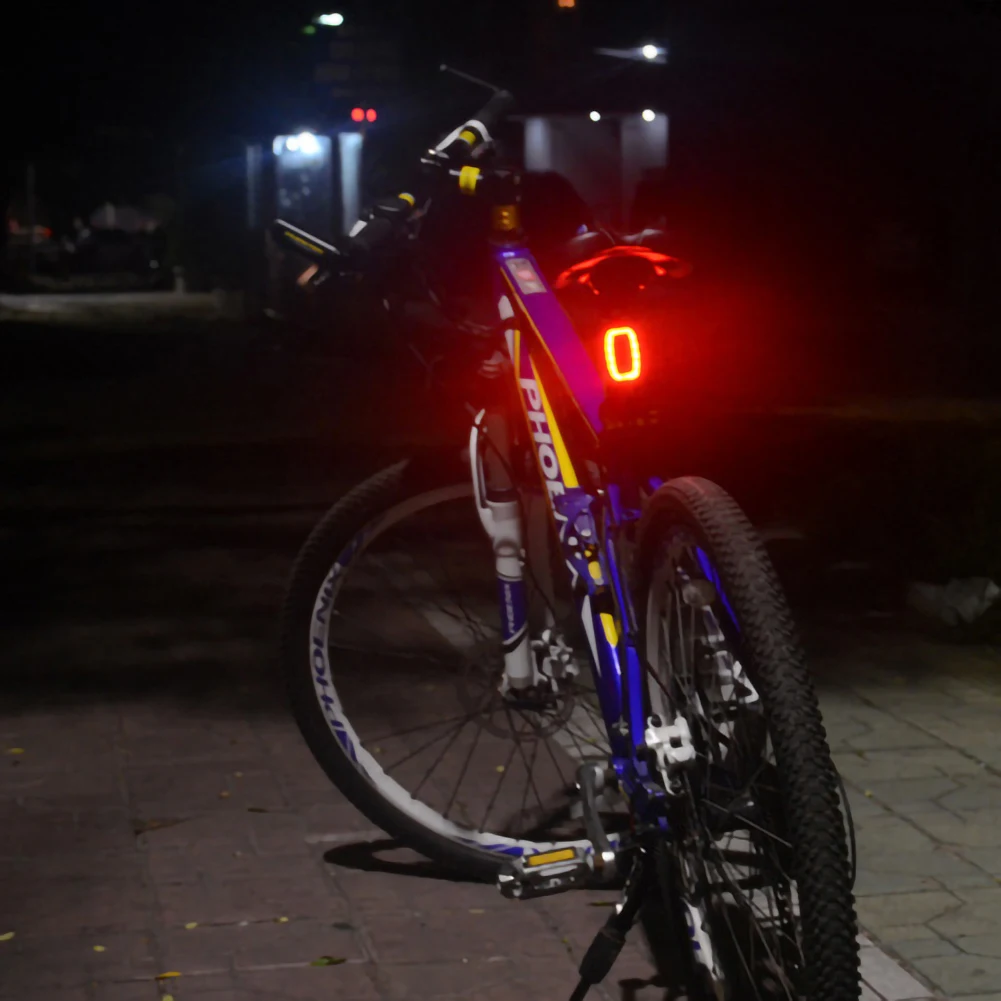 Велосипедный светильник USB зарядка светодиодный велосипед хвост работает на