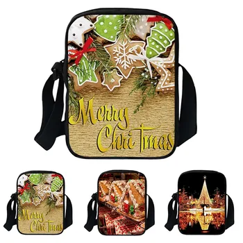 

Casual Canvas Christmas 3D Crossbody Bags For Women 2019 Fashion Large Handbags Capacity Single Shoulder Messenger Bags Sac #C10