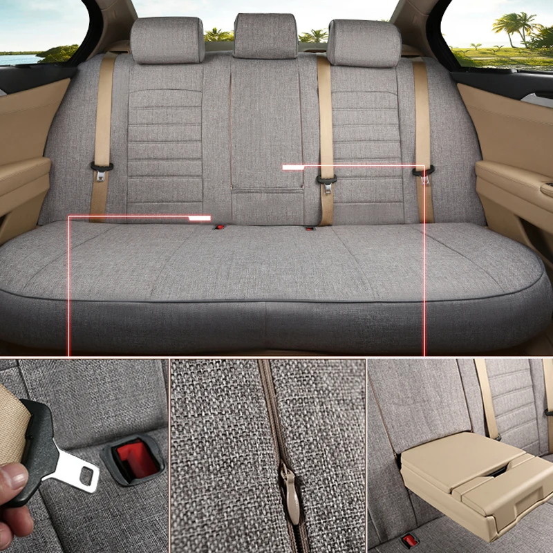 AutoDecorun Подгонянная подушка для автомобильного сиденья Toyota RAV4 2008 2017 Набор чехлов