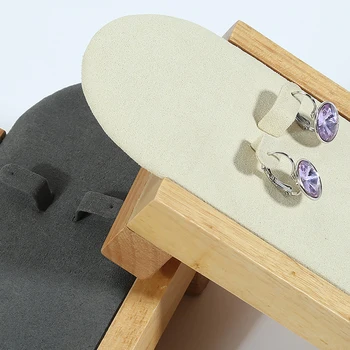 

Creative Wood Jewelry Display Box with Lining for Watch Bracelet Holder Box Jewelry Display Pendant Necklace Props Box