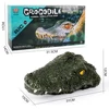 RC Boat Ship Toy Simulation Crocodile Head 2.4G Remote Control Joke Alligator Decoy Electric Toys Summer Water  Spoof Toys gift 5
