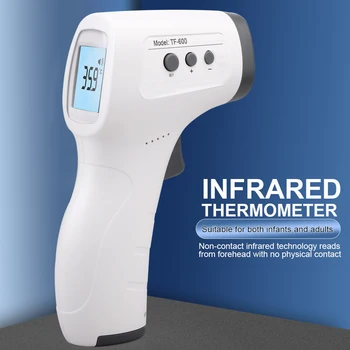 

Muti-fuction Digital Infrared Thermometer LCD Baby Kids Forehead Ear Non-Contact Adult Fever Measurement Tool Health Care Mar25