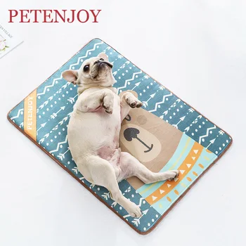 

New Style Pet Mat Spring Summer Comfortable Breathable Non-slip Cat Dog Printing Cool Seat Dog Bed Cat Nest Pad Sofa Pet Supplie