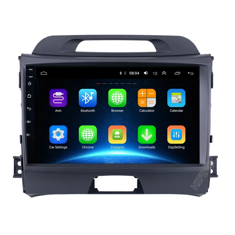 Автомобильный мультимедийный DVD плеер 2DIN 2.5D HD Android 10 для KIA Sportage 3 4 2010 2011 2012 2013 2014 2015