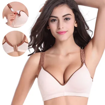 

34-42 BC Breast feeding cotton Maternity Nursing Bras sleep bra for feeding pregnant women full cup bra Sports bra underwear