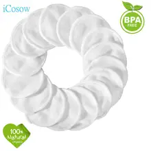 ICosow многоразовые подушечки для снятия макияжа 80000 упаковок, органического бамбукового хлопка, многоразовые хлопковые подушечки для салфеток для лица